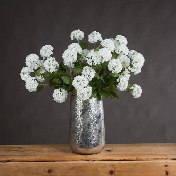 Wyld Haus Set of 3 Artificial Flowers Viburnum Opulus Stem