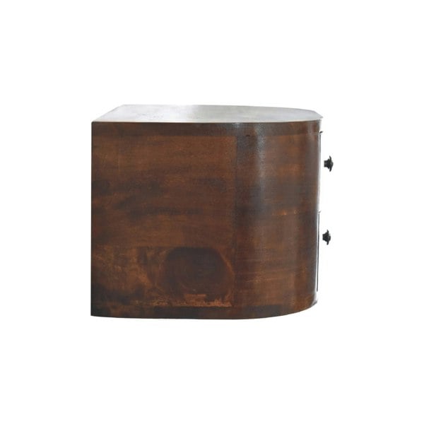 Artisan Furniture Solid Wood Lunar 2 Drawer Floating Bedside