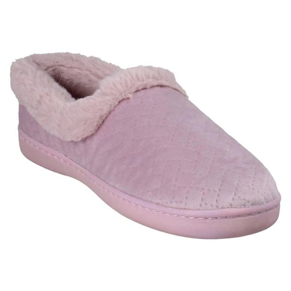 Clarks Ladies Clarks Wide Fitting Woven Quilted Slippers Twyla Star
