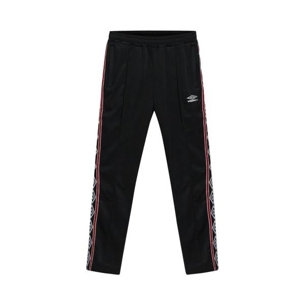 Umbro Mens Taped Tracksuit Bottoms - Black