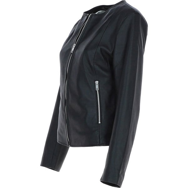 Ashwood Collarless Ladies Casual Leather Jacket: AWL-1282