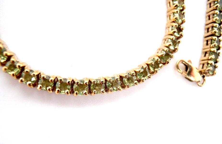 peridot bracelet