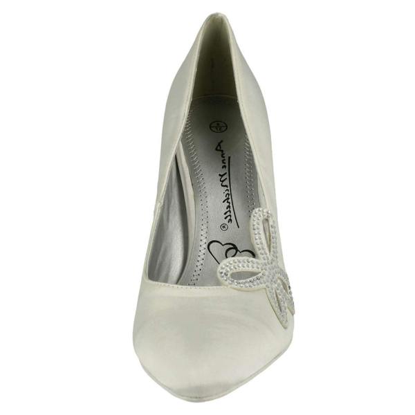 Anne Michelle Ladies Anne Michelle Court Shoes with Diamante Detail