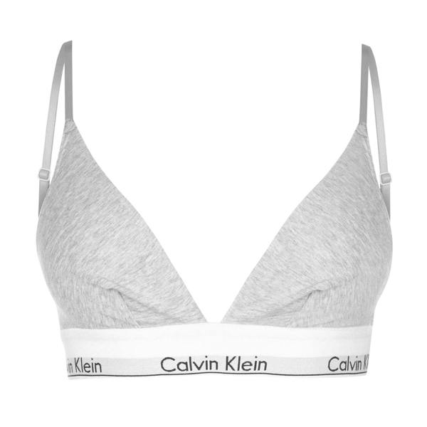 Calvin Klein Womens/Ladies Cotton Bra - Grey Heather - 