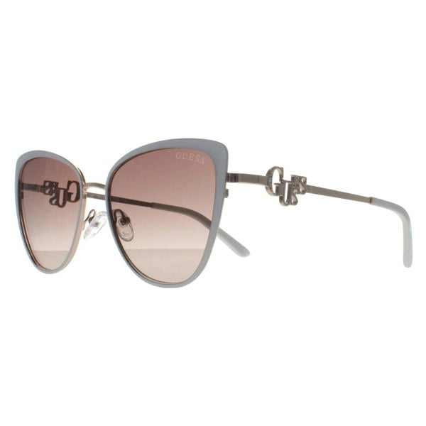 Guess Sunglasses GF6141 21F White Brown Gradient