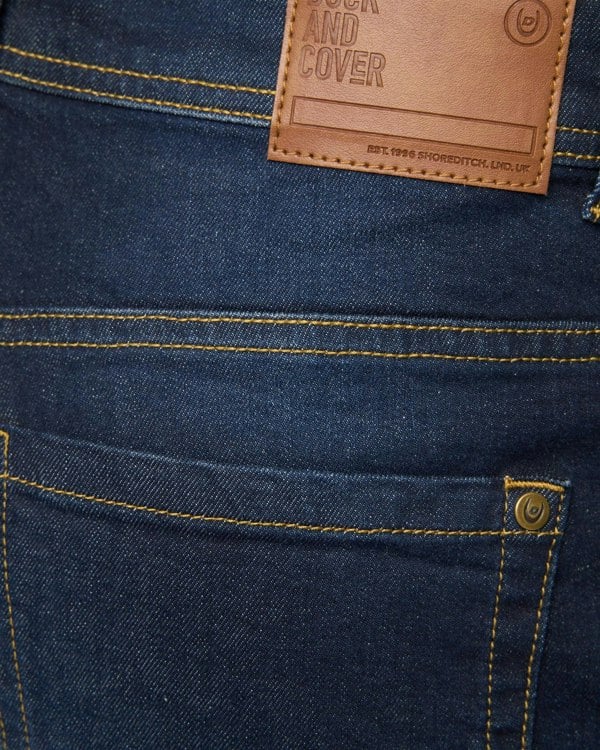 Duck and Cover Rushawn Relaxed Fit Jeans Dark Wash