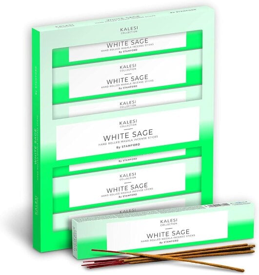 Kalesi Collection White Sage Incense Sticks Pack of 6