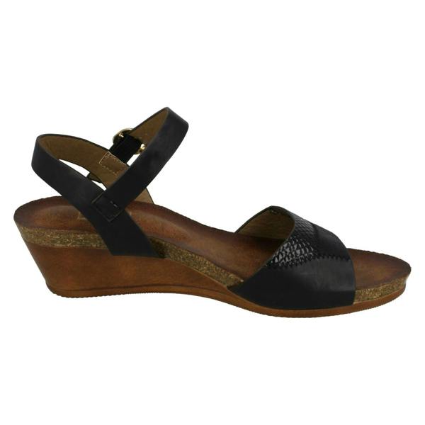 Down to Earth Ladies Down To Earth Mid Wedge Mule Sandals