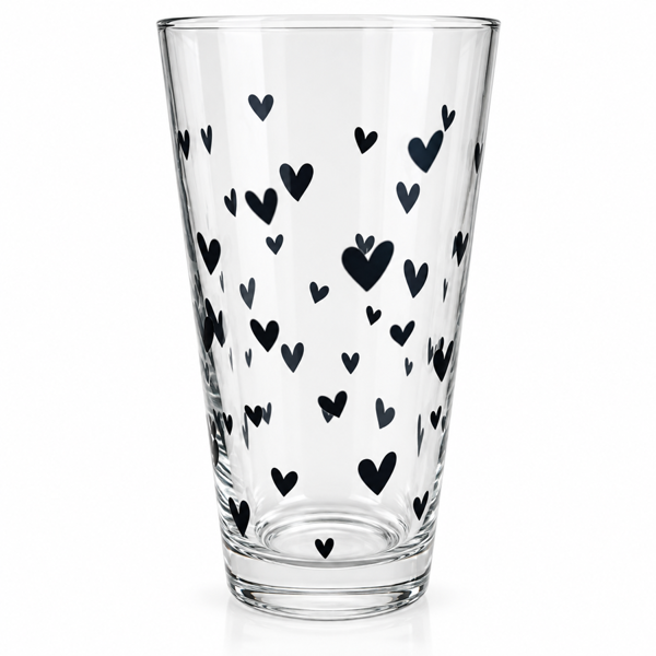Crystalline Patterned Tumbler Glasses