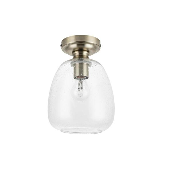 COSYLYTE Buxton Bathroom Bubble Glass Ceiling Light