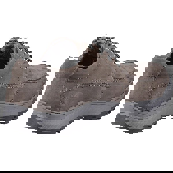 Hush Puppies Tucker Lace Leather Men's Grey Nubuck Lace-Up Shoes