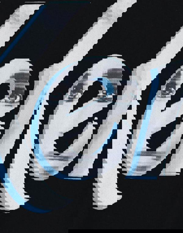 Barbie Mens Black Ken Face In Logo Short Sleeved T-Shirt