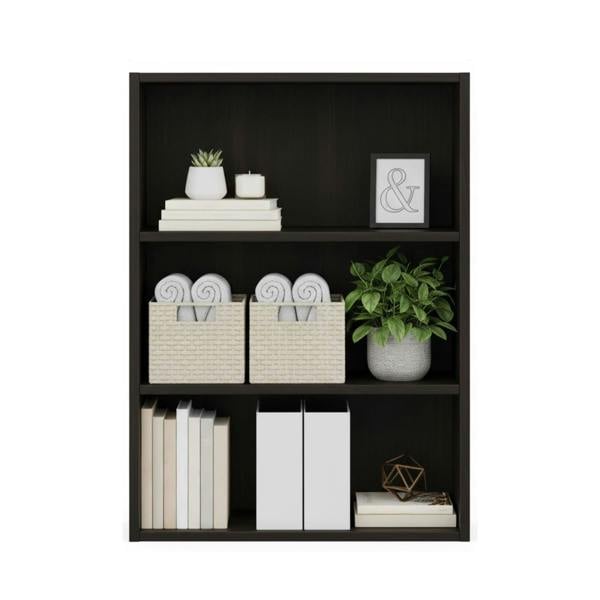 WALPLUS Pasir 3-Tier Open Shelf, Espresso | Premium Home Interior Decoration