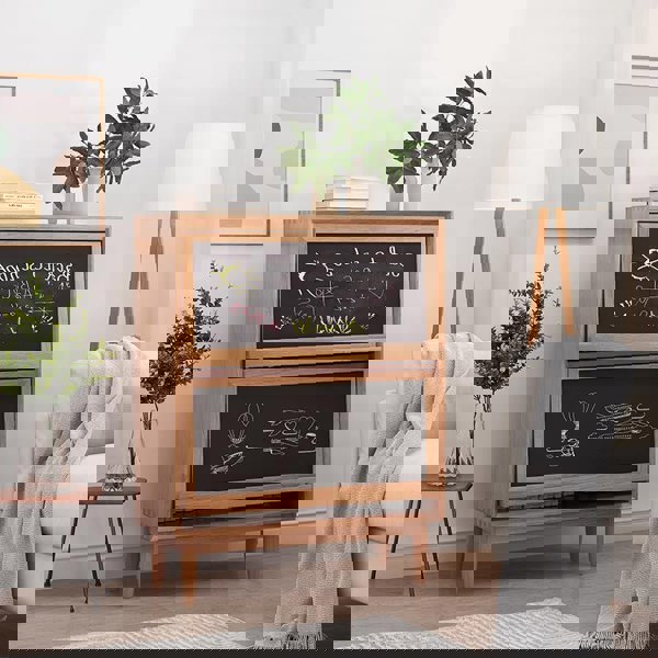 Duo Sideboard, Side Cabinet, Rattan & Wood-Weilai Concept-Weilai Concept