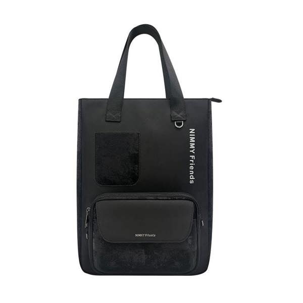 Nimmy Friends Nimmy Magnetic Fashion Series Combo Black Cat Laptop Backpack with Detachable Pouch Black - N-CXMC-STSJDNBZH-03