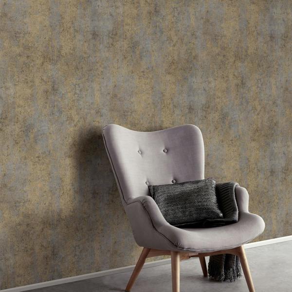 Elle Decoration By Erismann Luxury Concrete Wallpaper