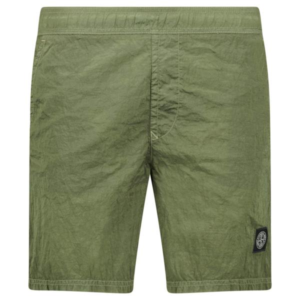 Stone Island Nylon Metal Swim Shorts Military Green - chancefashionco