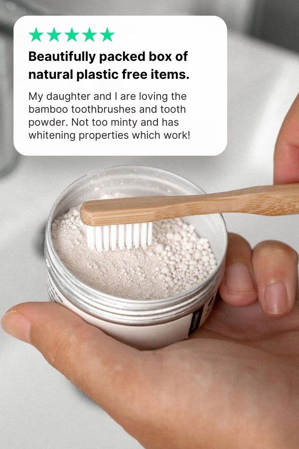 Natural Toothpowder Trust Pilot 5 Star Review