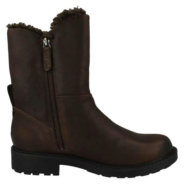Clarks Ladies Clarks Warmlined Ankle Boots Orinoco2 Buckle