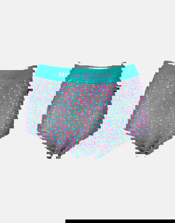 British Boxers Multipack 4 Pairs of Women's Bamboo Hipster Boxer Briefs – Wild Cat