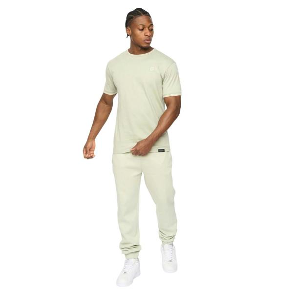Crosshatch Mens Preece T-Shirt - Light Olive - 