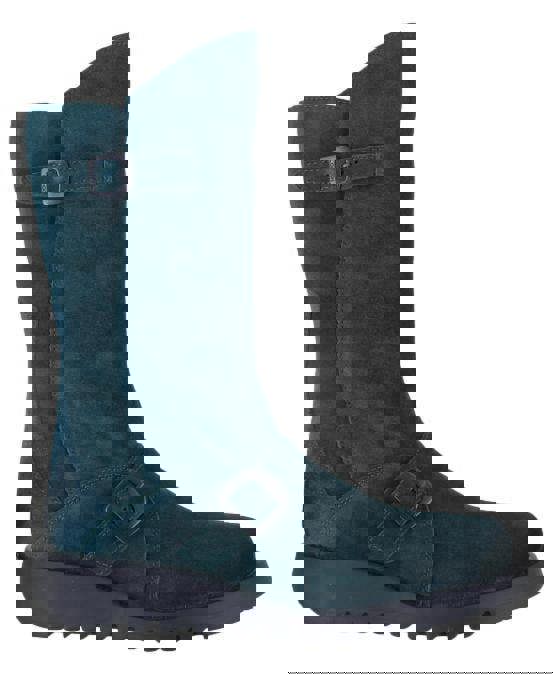 Fly London Mes 2 Womens Wedge Heel Leather Buckle Mid-Calf Boots