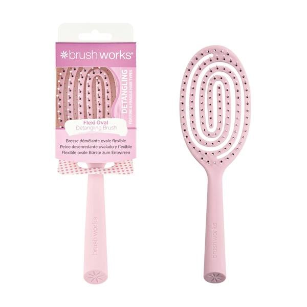 Brushworks Flexi Oval Detangling Hair Brush
