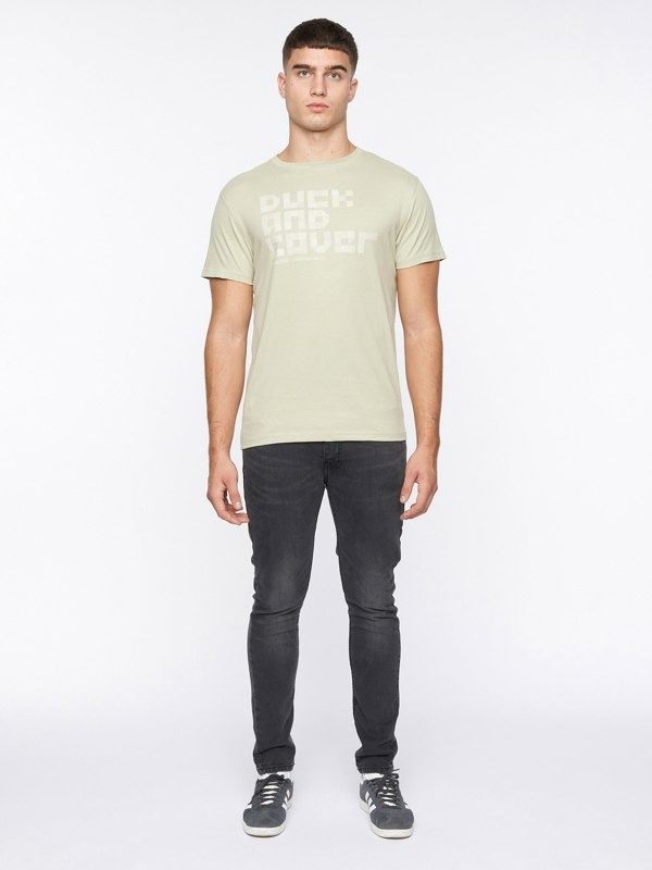 Duck and Cover Balding T-Shirt - Sage