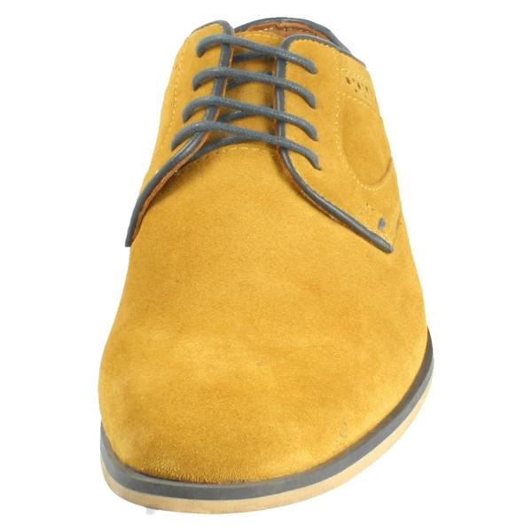 Front Mens Front Suede Leather Lace Up Smart Shoes Carter FR740