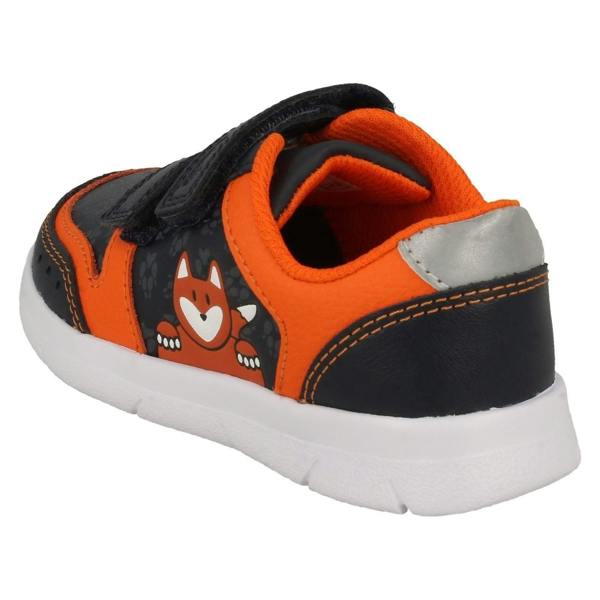 Clarks Boys Clarks Light Weight Fox Detailed Shoes Ath Dot T