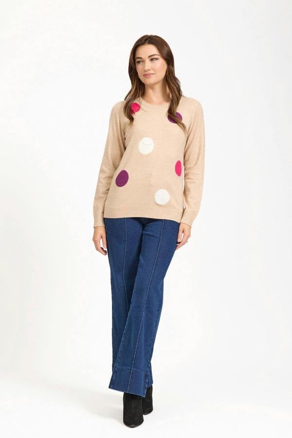 Mudflower Circle Stitch Jumper