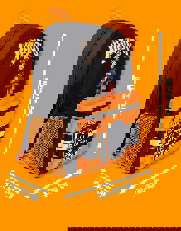 Naruto Shippuden Unisex Kids Black Front Printed Backpack (One Size)