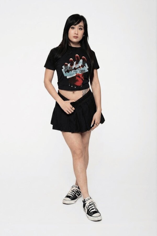 Judas Priest British Steel Crop Top