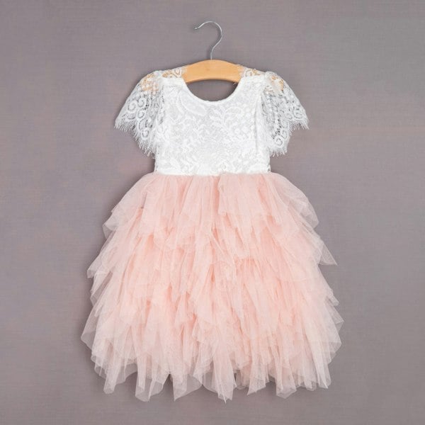 Blush Princess Flutter Dress