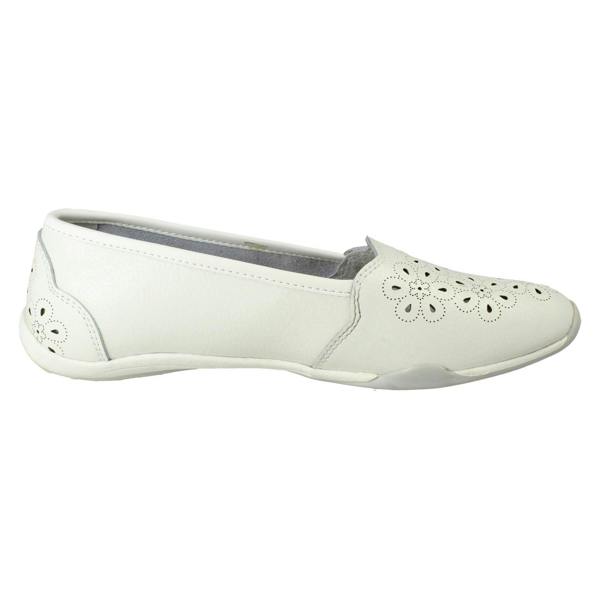 Down to Earth Ladies Down To Earth Flower Punch Details Casual Shoes F80576