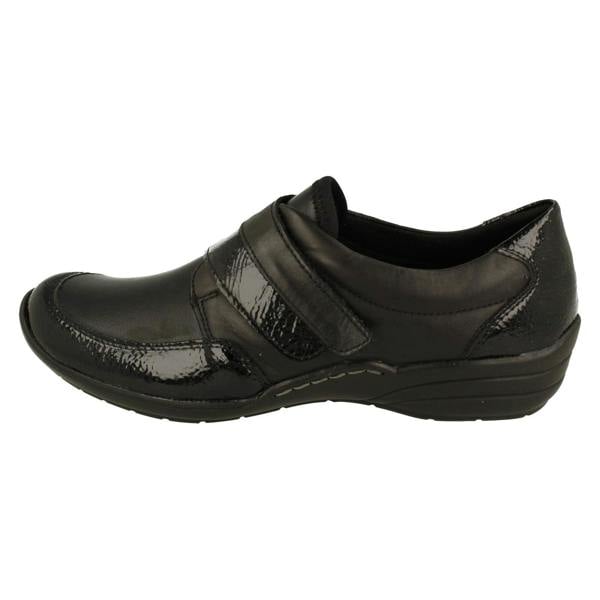 Remonte Ladies Remonte Hook And Loop Wide Fitting Shoes R7600