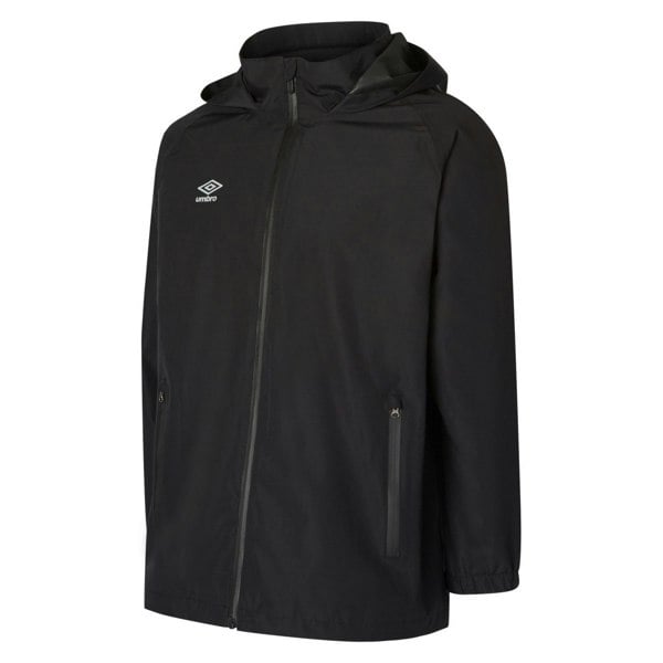 Umbro Childrens/Kids Club Essential Waterproof Jacket - Black
