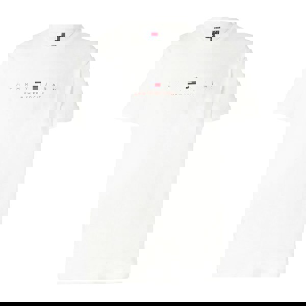 Tommy Hilfiger Tommy Jeans Flag Linear T-Shirt Ecru