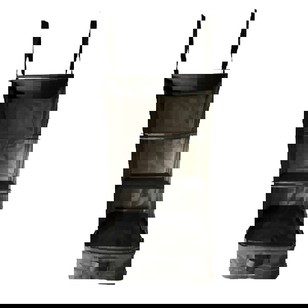 The Camping Organiser with Shelves and Storage Bag by OLPRO on a white background empty.