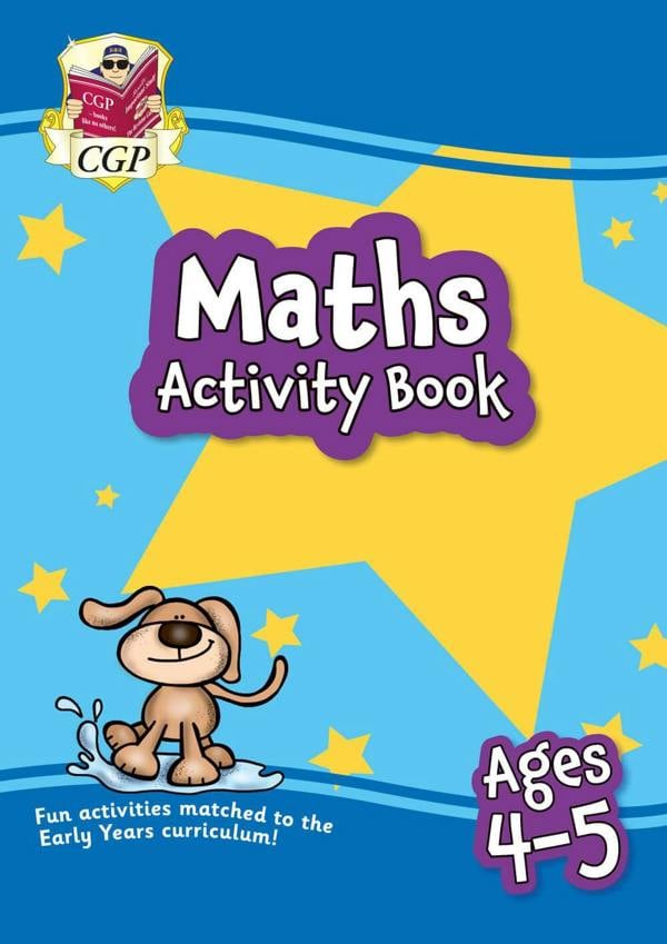CGP Reception Activity Book Bundle –  Age 4-5 (First Sums, Maths, English, Phonics, Writing, Reading)