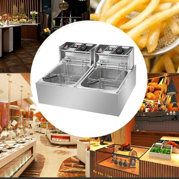 Havendro 20L 5000W Commercial Electric Deep Fryer Fat Chip Stainless Steel