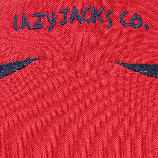 Lazy Jacks LJ705 - Pique Panel Sweatshirt - Red