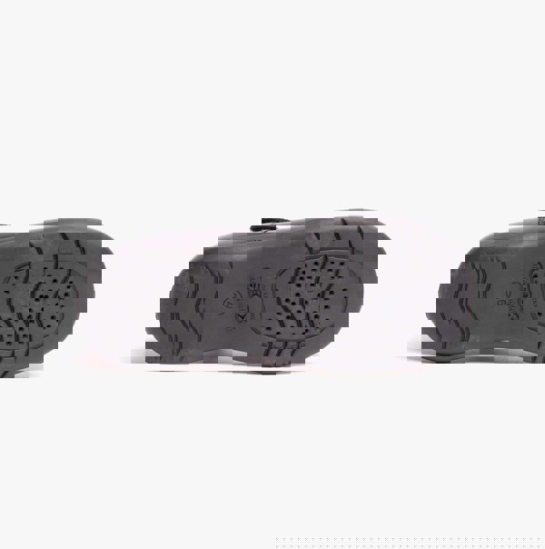 GEOX NAIMARA G A Girls Leather Touch Fasten School Shoes Black