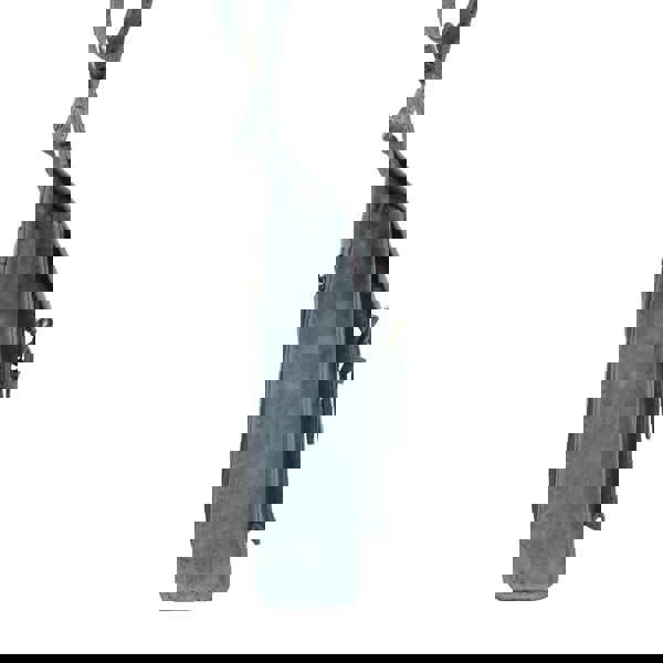 Real Hide Bags 'MYLA' Denim Distressed Real Leather Mobile Phone Crossbody Bag