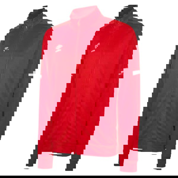 Umbro Childrens/Kids Legacy Track Jacket - Vermillion/White