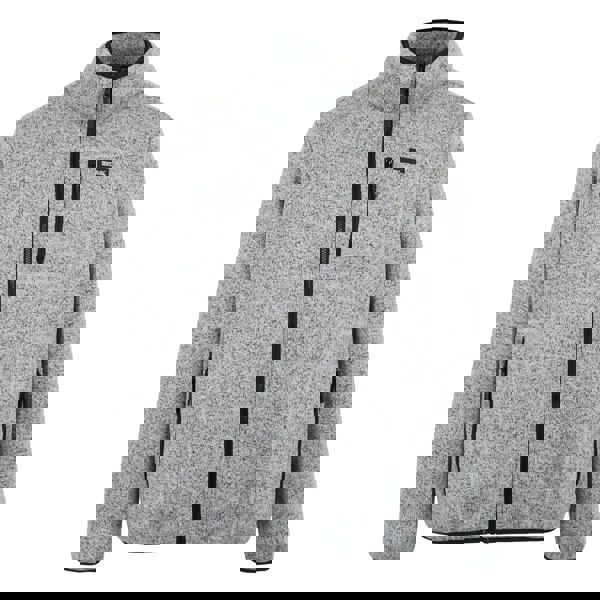 Regatta Mens Barlee Marl Full Zip Fleece Jacket - Silver Grey