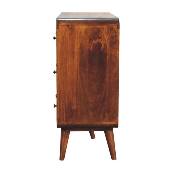 Artisan Furniture Large Curved Chestnut Chest