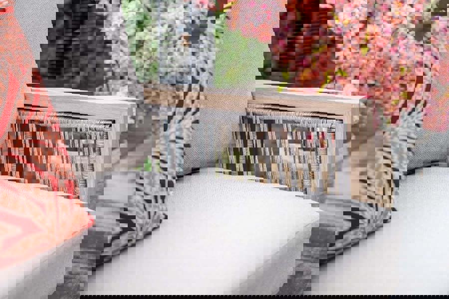 Garden Impressions Decala Light Oak Effect - Lounge Dining Corner Suite