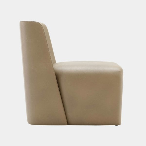 Domkapa Pereira Natural Leather Flow Armchair