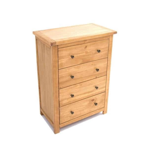 Cabinet Bits Lugo 4 Drawer Chest of Drawers Brass Knob
